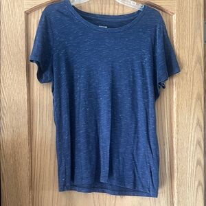 Madewell Blue Heather Short Sleeve Tee